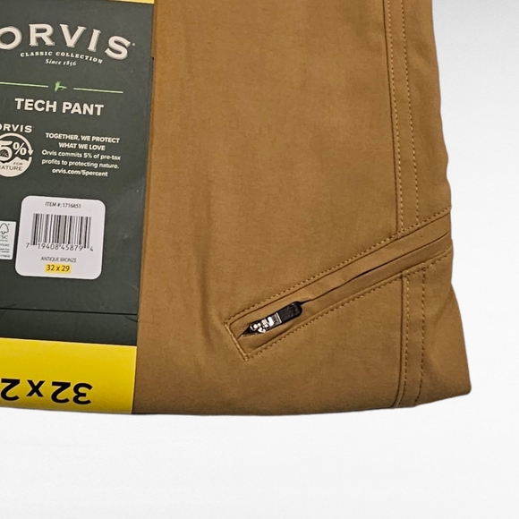 Orvis Trek Pants Mens 32 x 29 - Picture 9 of 10